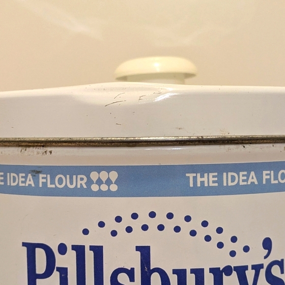Vintage Pillsbury's Best JL Clark All Purpose Flour Tin - Picture 4 of 10